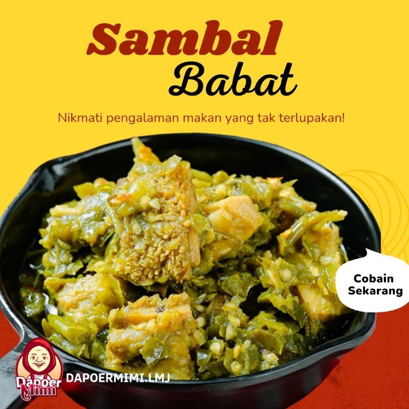 

Sambal ijo sambel babat sambel viral 160grm