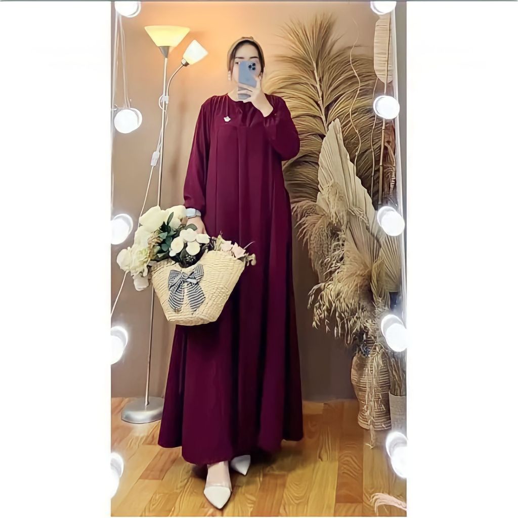 Kayla Dress Wanita Muslim Mewah - Gamis lebaran 2024 lebaran