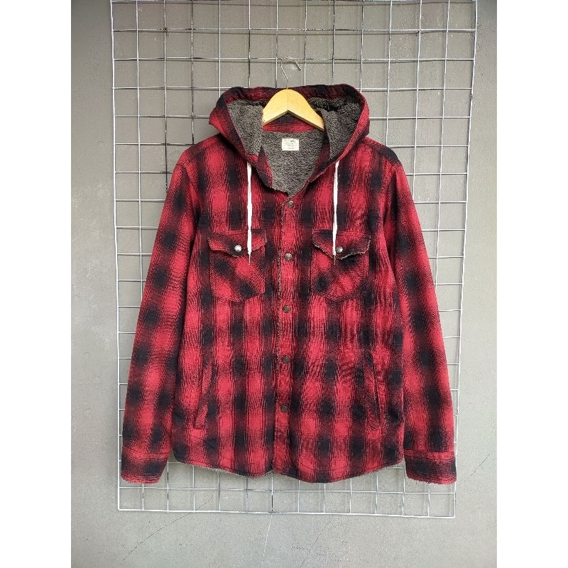Veterano Flannel Sherpa Hoodie