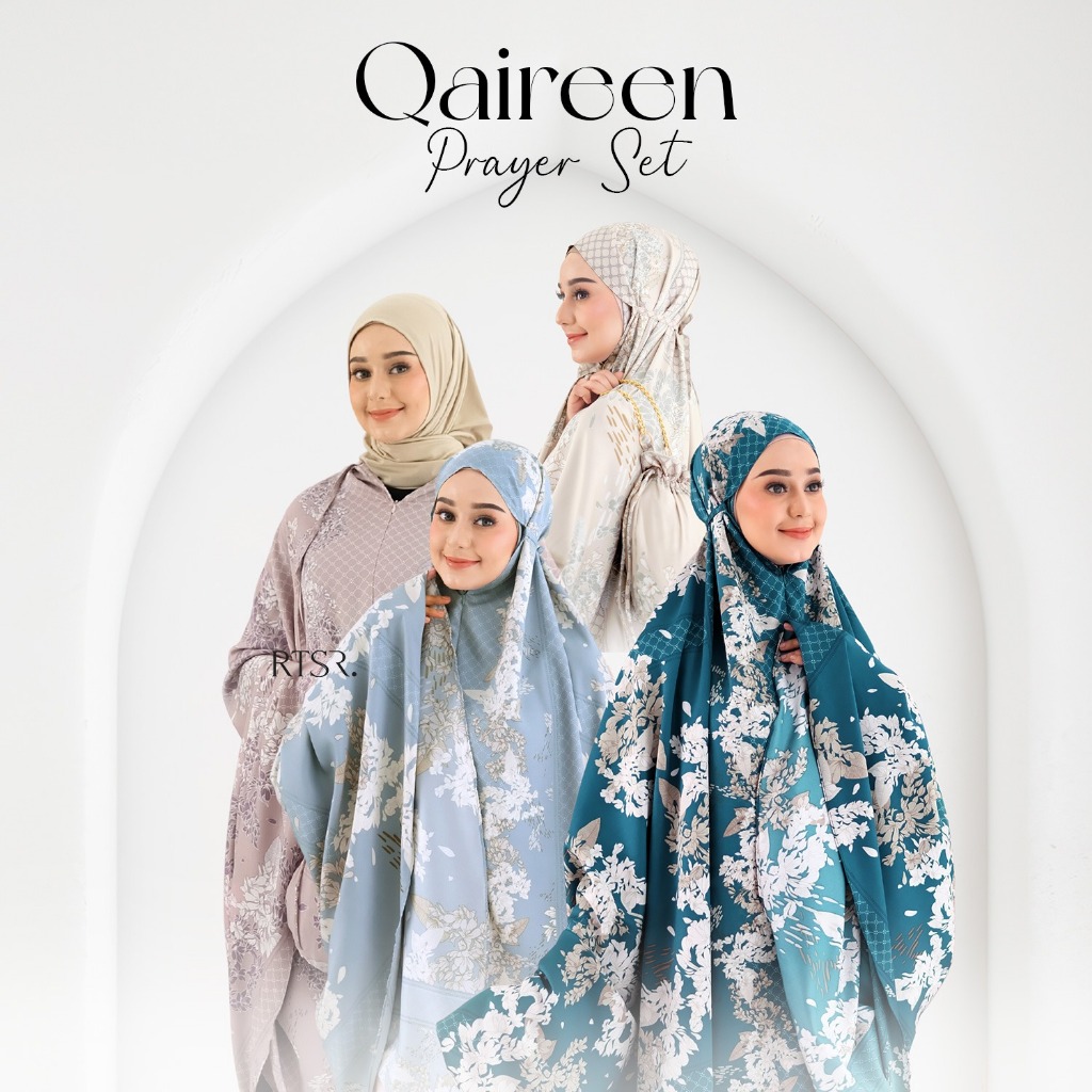 QAIREEN PRAYER SET / Mukena Motif / Mukena Dewasa