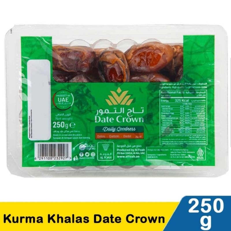 

KURMA KHALAS DATE CROWN 250GR