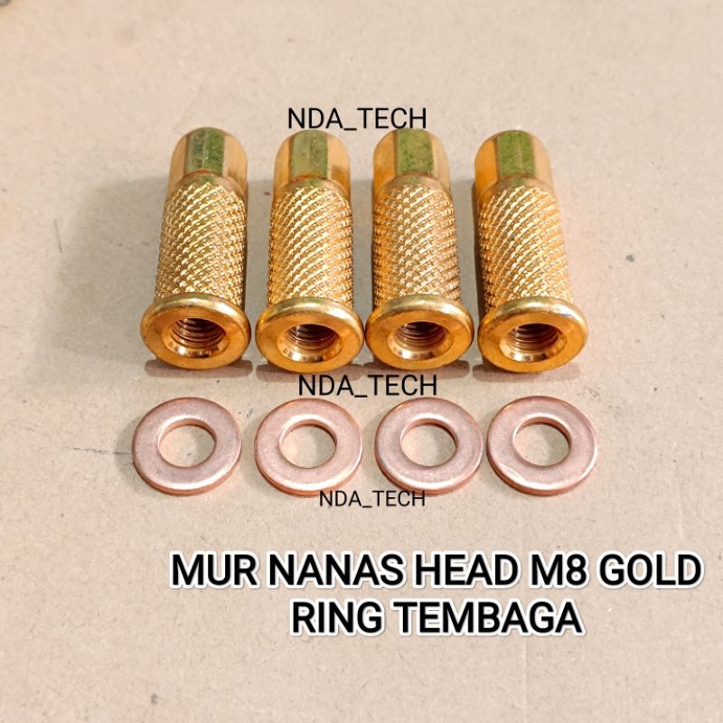 MUR NANAS GOLD M8 HEAD RX KING RXK RXZ RXS MUR HEAD NANAS F1ZR SATRIA NINJA MUR BLOK HEAD MIO JUPITE