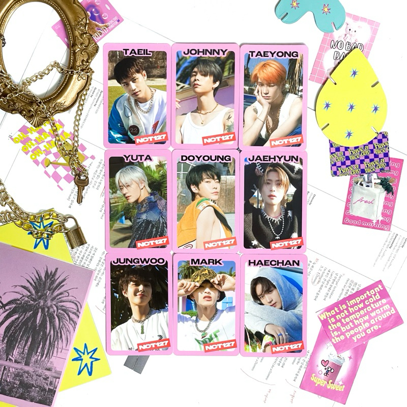 [Ready] Photocard Official NCT 127 SM Store Kwangya Official • MD AAB NCT Haechan Jaehyun Taeil John