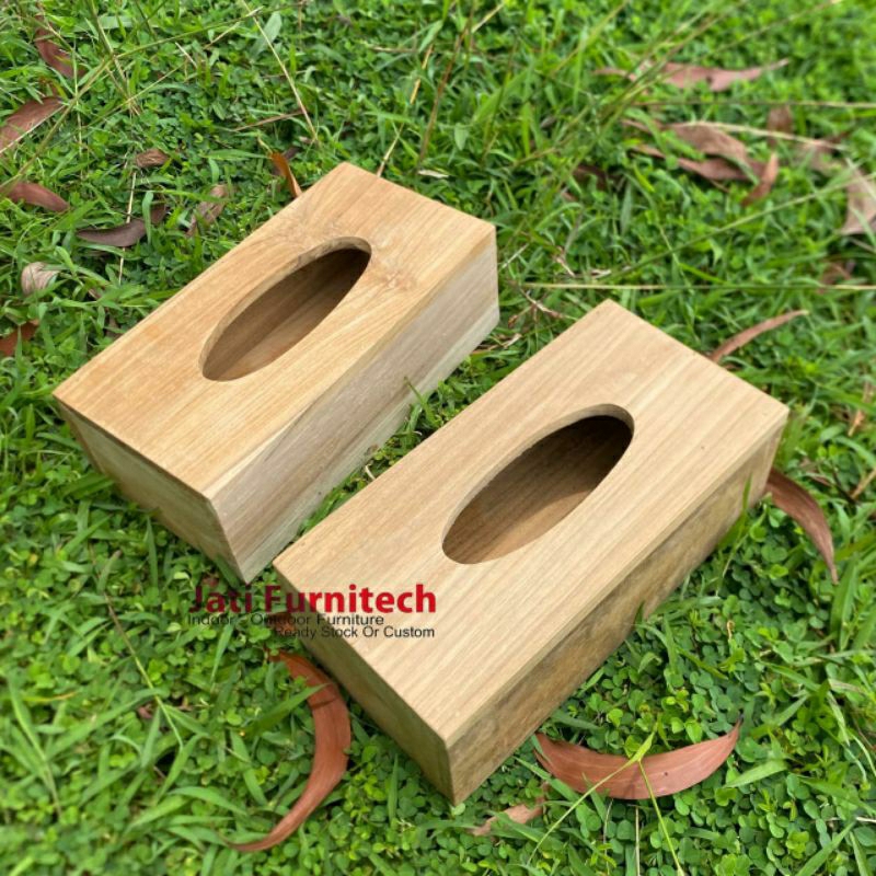 tempat tisu kayu jati - wadah tisu kayu jati