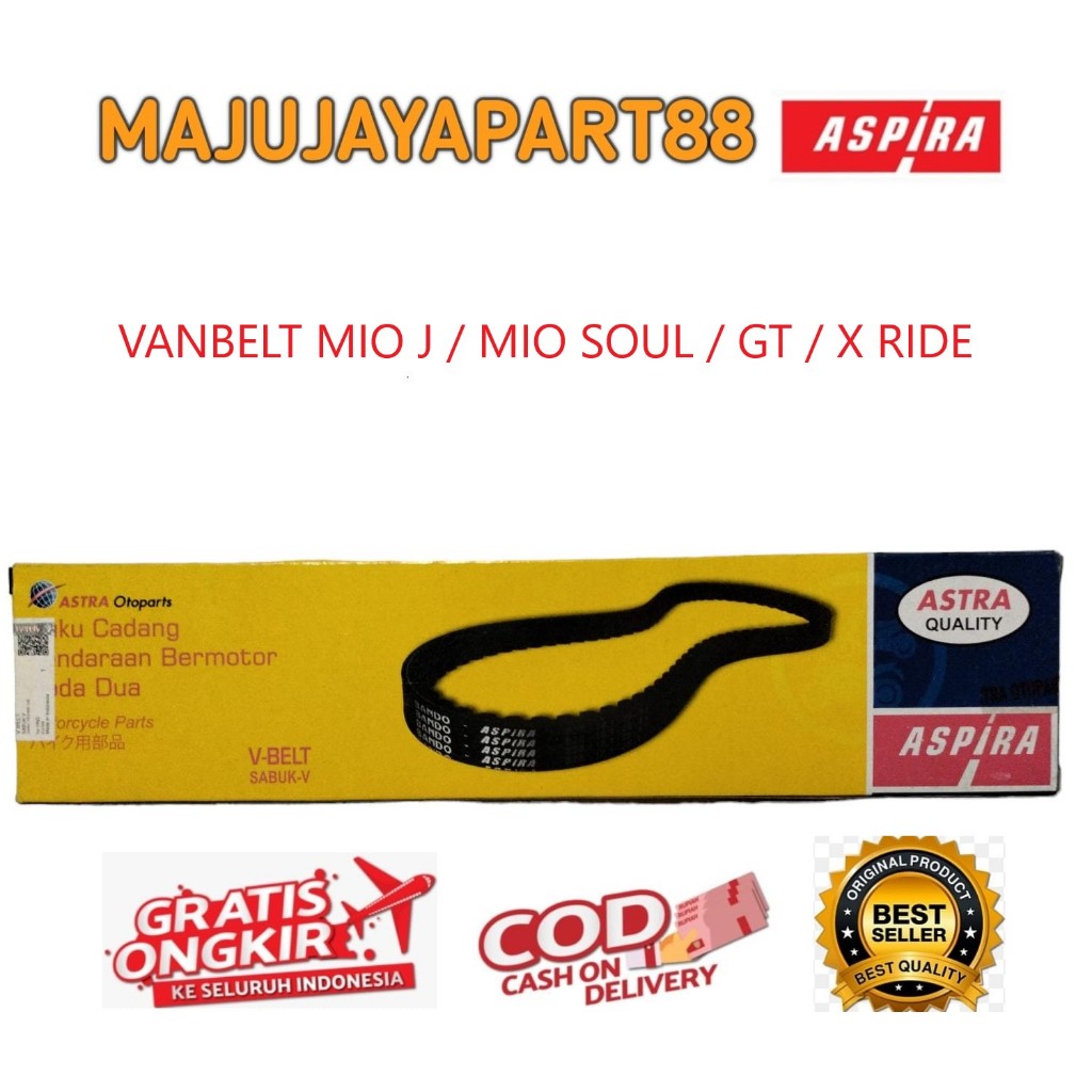 Vanbelt V belt Fanbelt ONLY Fanbelt only Yamaha Mio J VANBELT MIO J ASPIRA