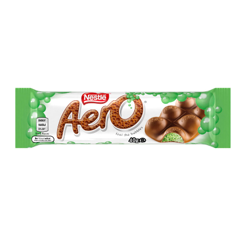 

Aero Peppermint Milk Chocolate Bar | 40g Australia