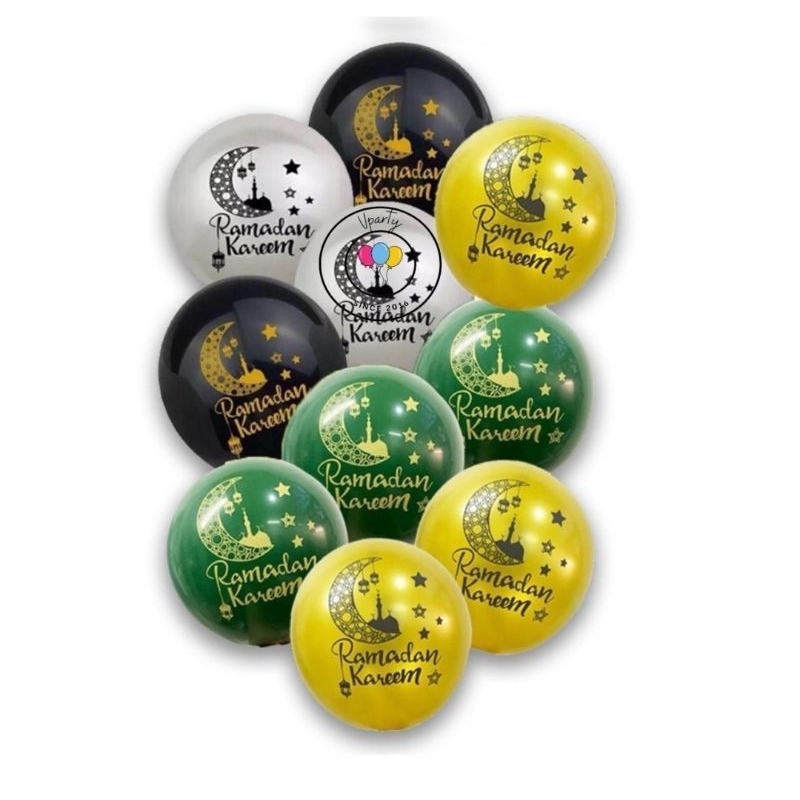 Balon Latex Ramadan / Idul Fitri