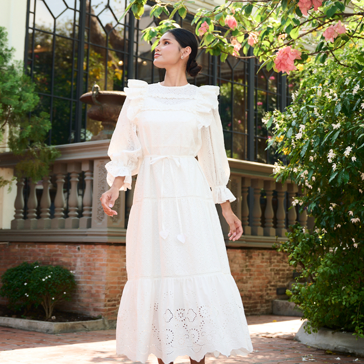 OF1934 - Edelweiss Dress - Nostalgia Raya 2024 Collection