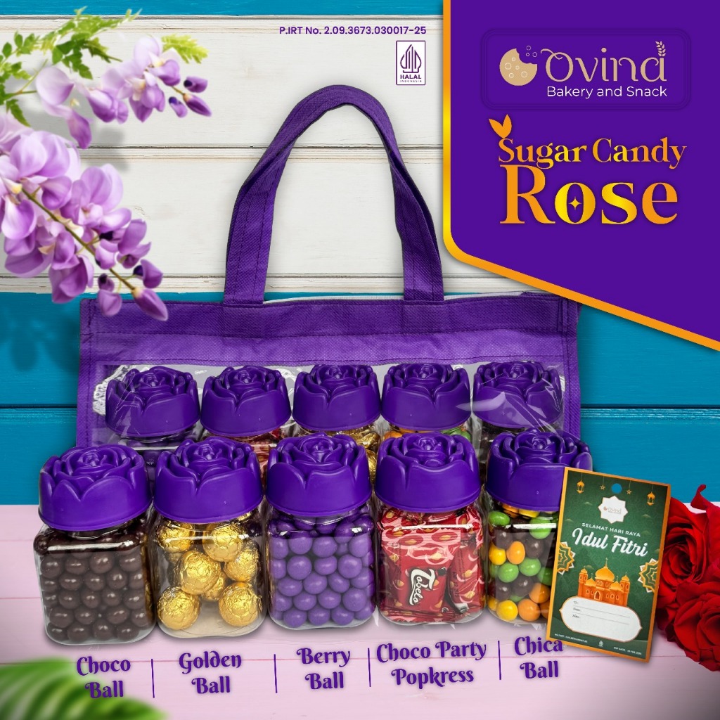 

Ovina Sugar Candy Rose Hampers Lebaran Idul Fitri