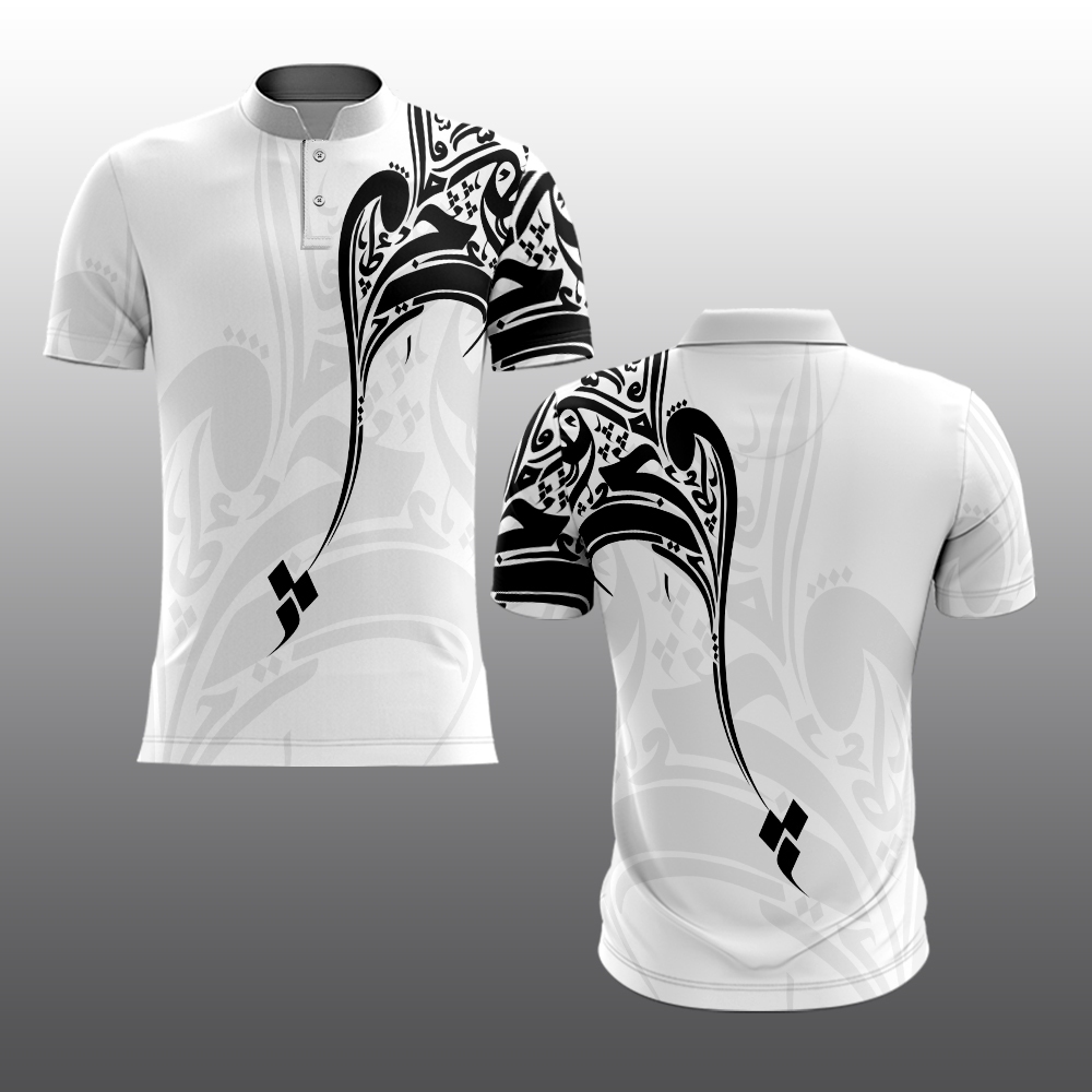 RB Baju Koko Arab Arabian Saudi Pria Dewasa Lengan Pendek Dan Lengan Panjang Hitam Putih