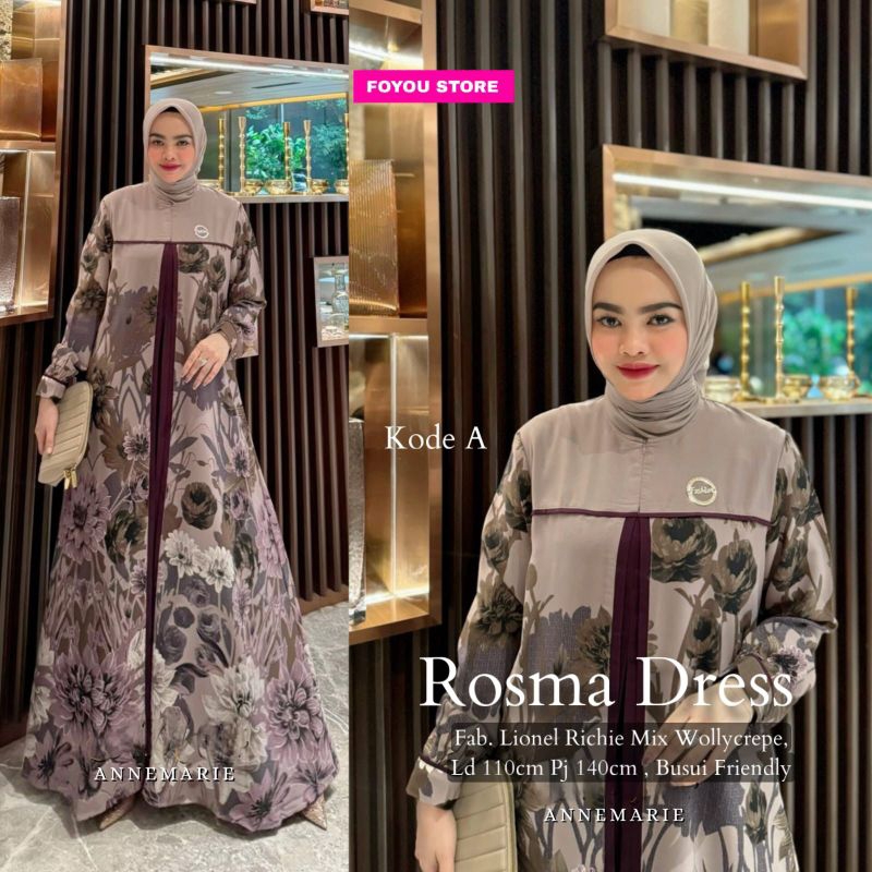 ROSMA DRESS/GAMIS BY FOYOU SPASSY FASHION SOLO