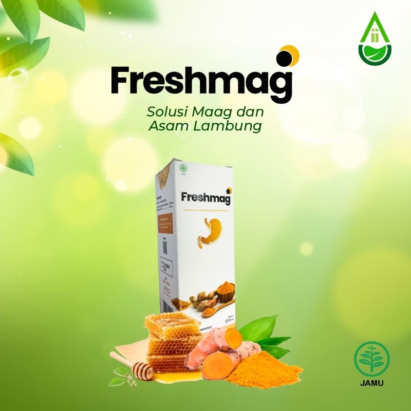 

FRESHMAG - Madu herbal alami bantu atasi masalah asam lambung magh dan GERD