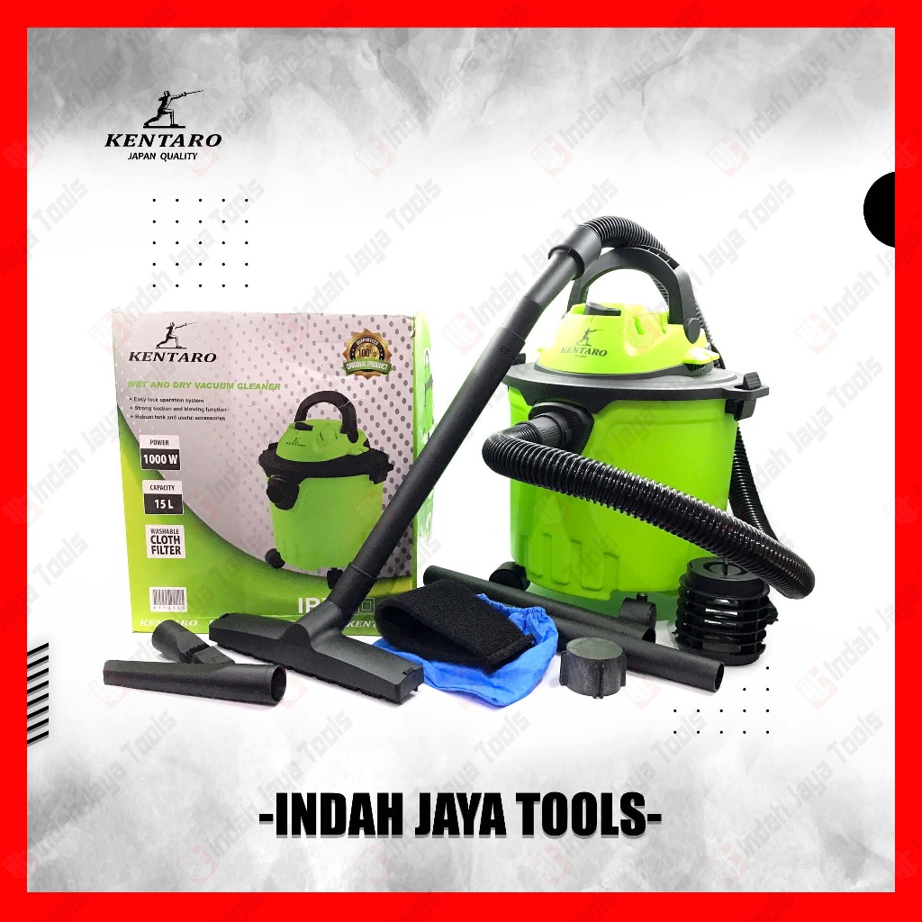 KENTARO KTR192 Mesin Vacuum Cleaner 15 Liter WET DRY Sedot Vacum Debu