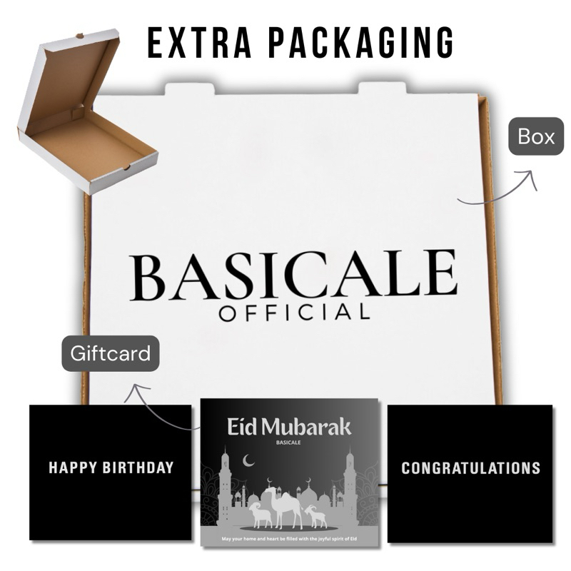 

Basicale Packaging Box Bubblewrap Giftcard