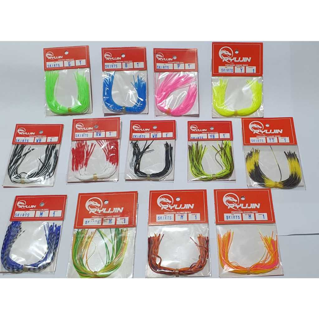 KARET SKIRTS KODOK / BULU UMPAN / EKOR KODOK