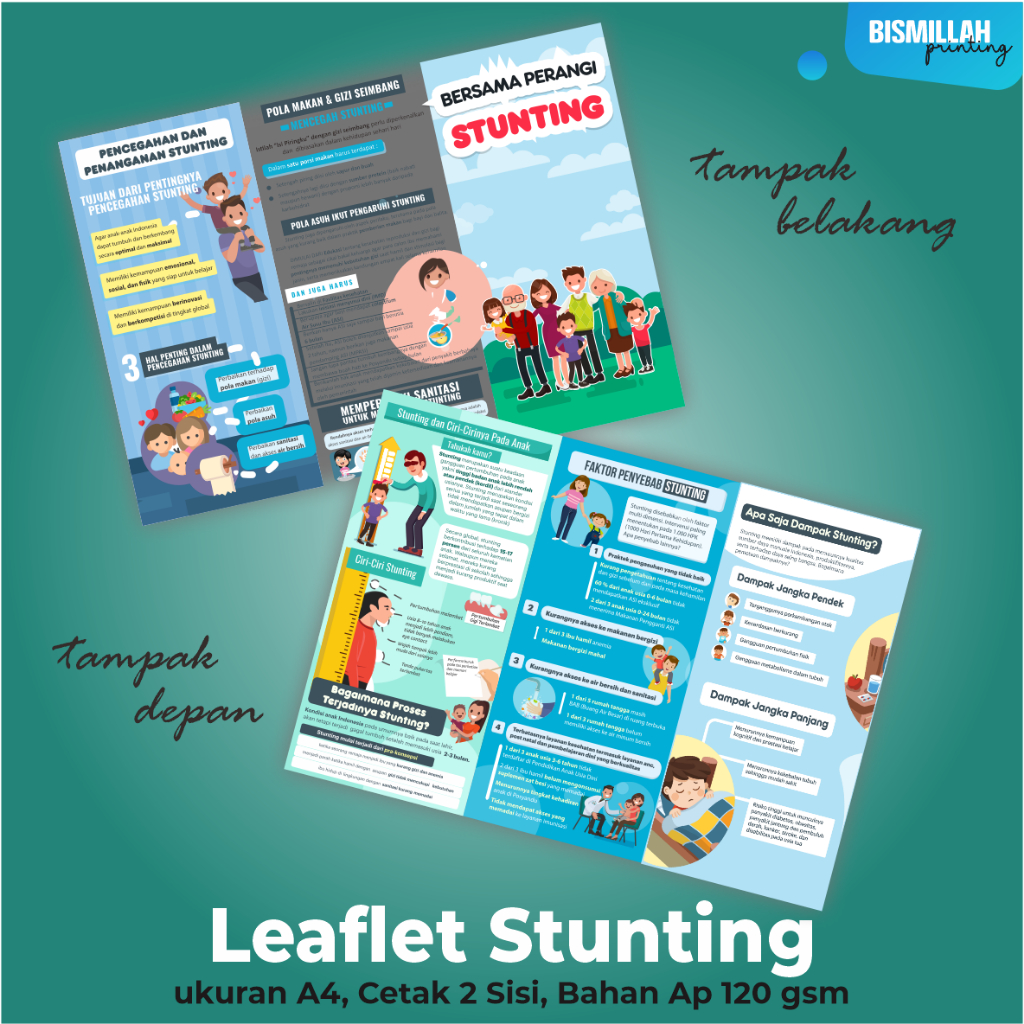 

Brosur kesehatan Stunting leaflet stunting