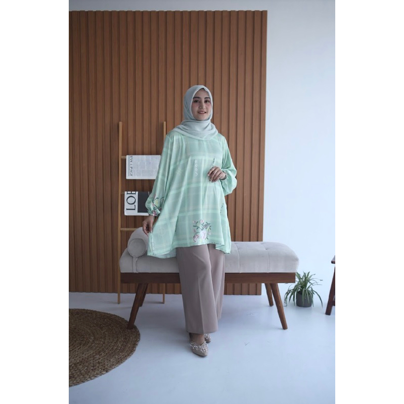Massannang Series - Baju Lontara Lagosi Hijau Mint