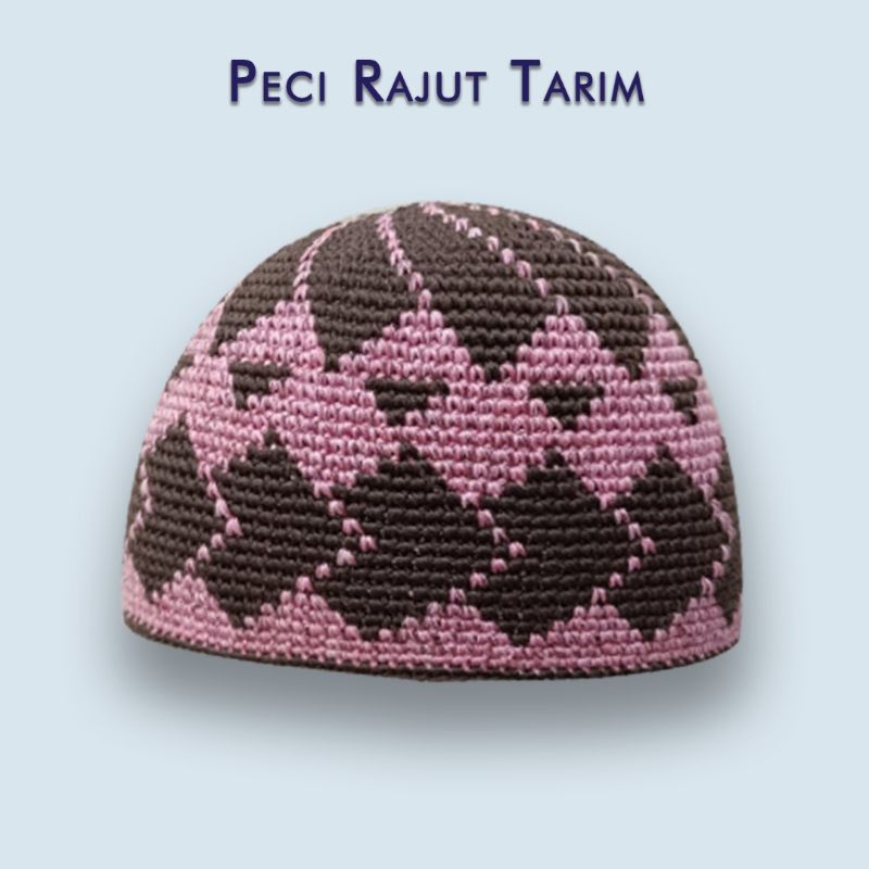 PECI RAJUT TARIM MOTIF ACEH PECI RAJUT DEWASA DAN REMAJA ALL SIZE Aneka Warna