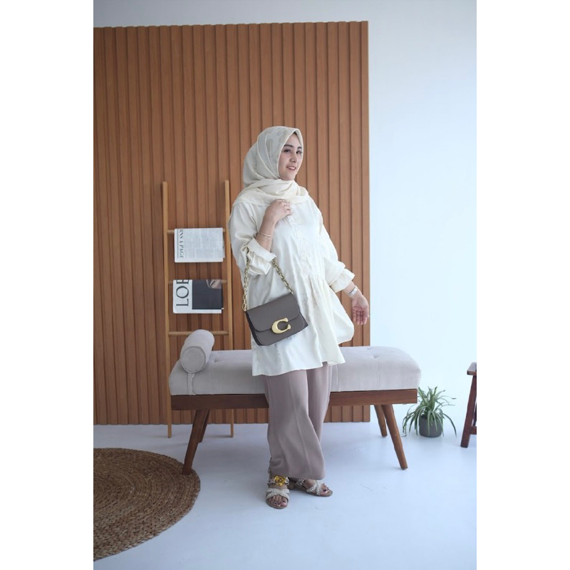 Massannang Series - Baju Lontara Lagosi Krem