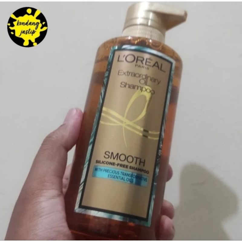 loreal extraordinary oil shampoo smooth silicone free 440 ml