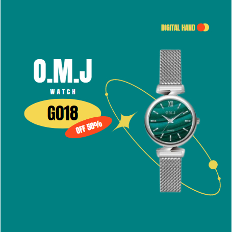 [ PROMO ] OMJ G018 JAM TANGAN WANITA ANALOG WATCH FASHION ORIGINAL G018 SERIES