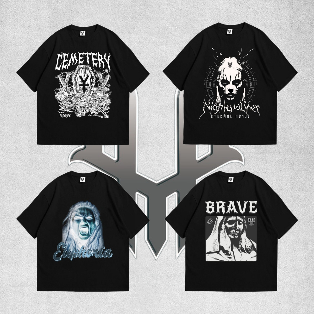 T SHIRT BLACK SERIS / CHOSEN MAN / KAOS ANTRI / KAOS PHB / T SHIRT STREETWEAR / BAJU HITAN  / KAOS O