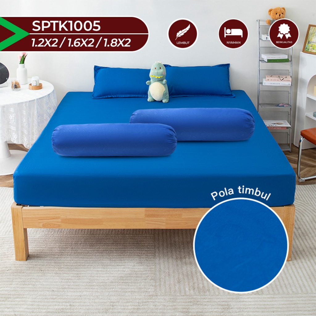 SET BEDCOVER EMBOS CANTIK SPREI+SARUNG BANTAL DAN GULING HALUS LEMBUT SERTA RINGAN