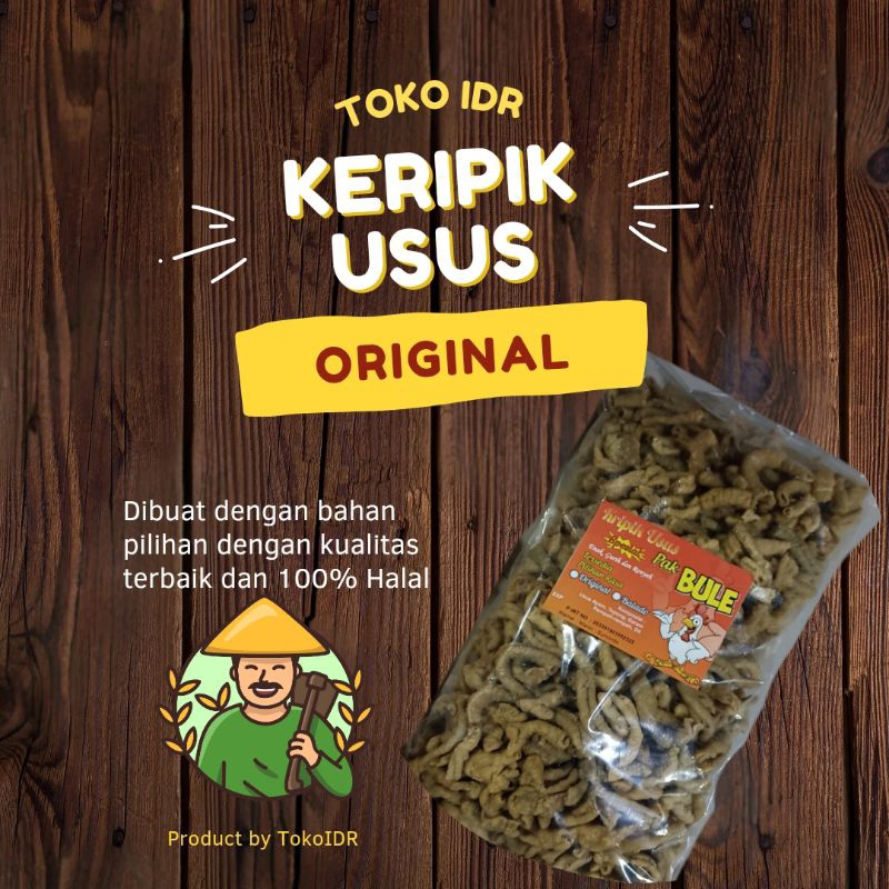 

(1kg) Keripik Usus Ayam Crispy rasa original