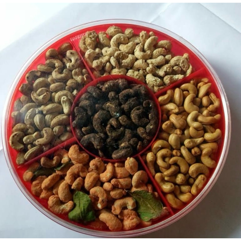 

Kacang Mete Premium 5 Skat 1kg Rasa Original,Coklat,Pedas,Wijen,Bakar