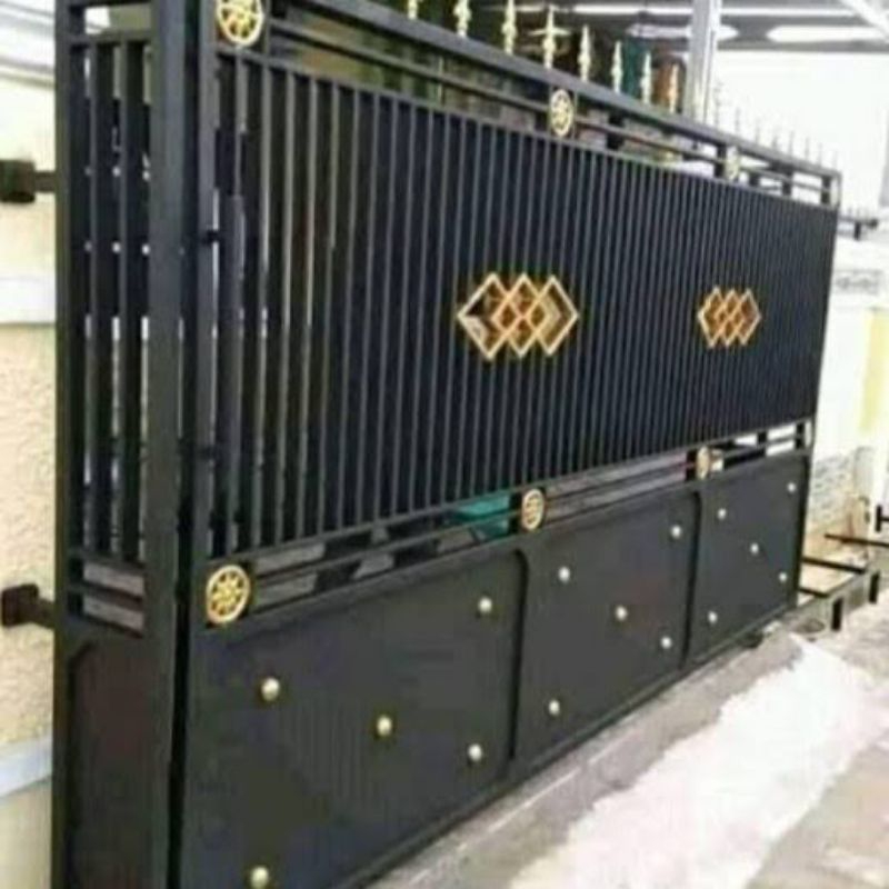 Pintu dorong minimalis