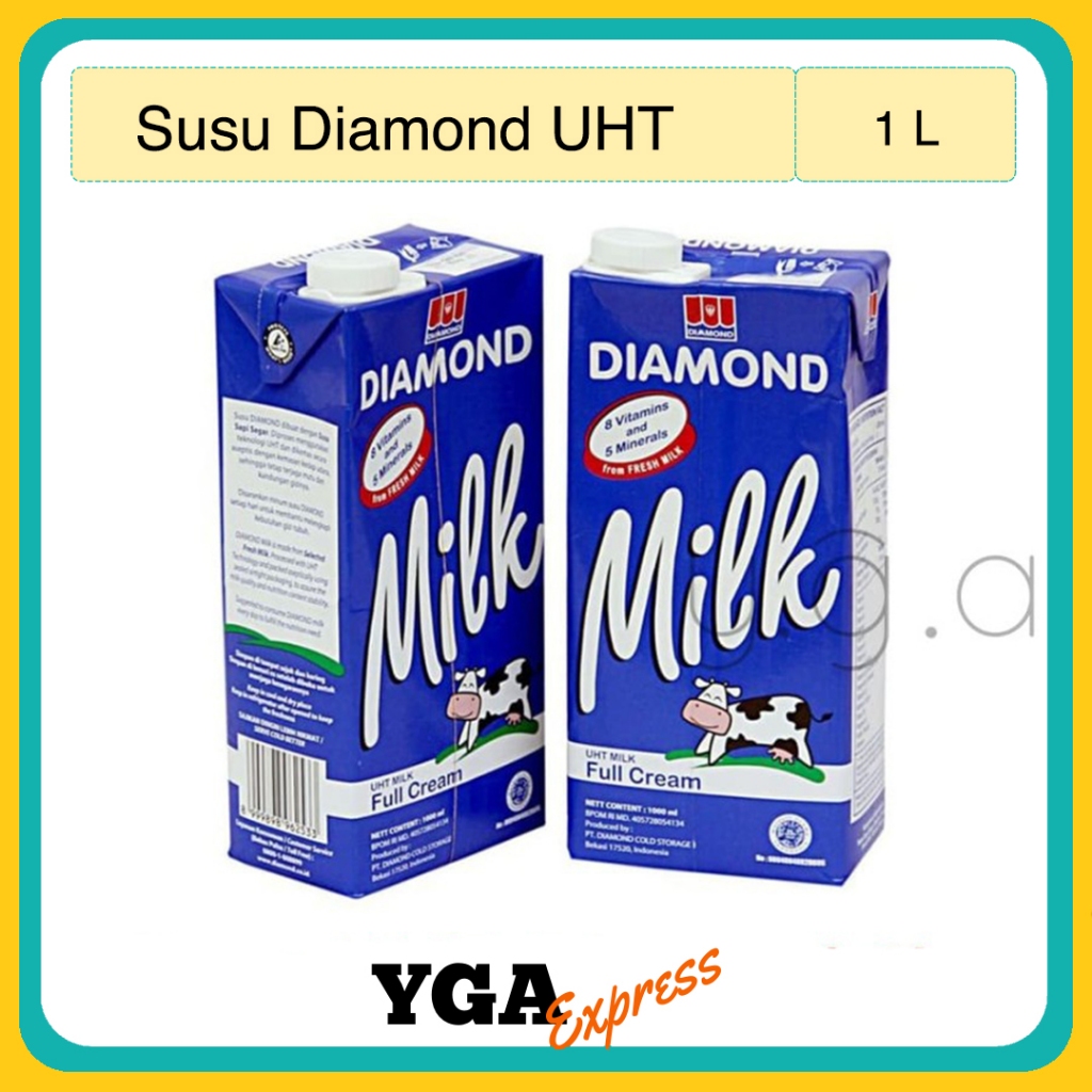 

Susu UHT Diamond 1L Full Cream