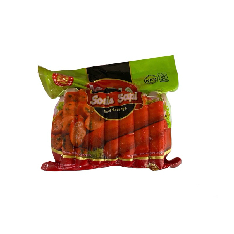 

Yona Sosis Sapi Bakar Merah 450gr