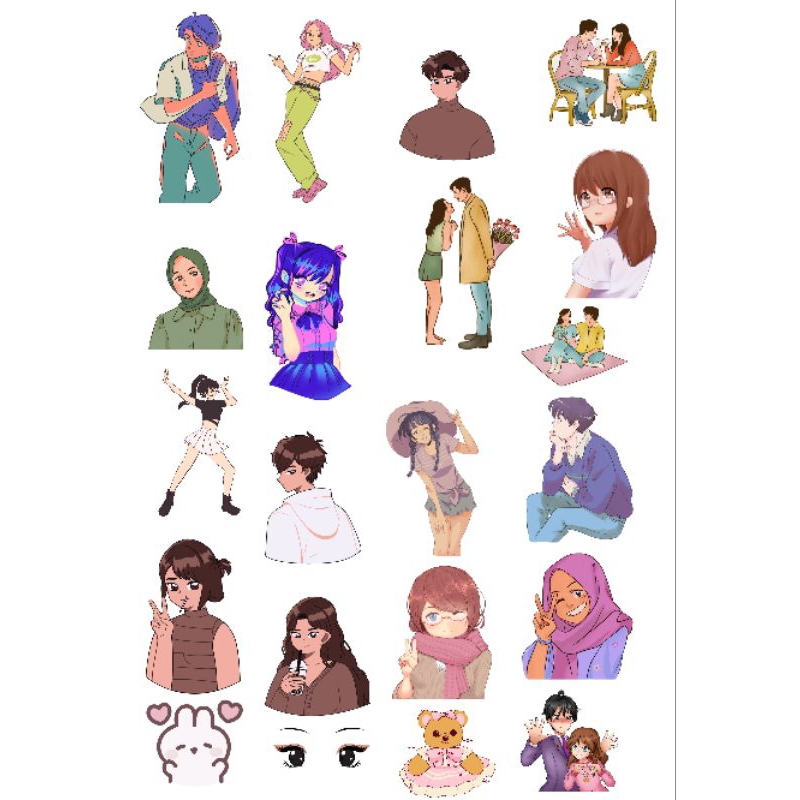 

Stiker ANIME / UNTUK LAPTOP HELEM hp Dll