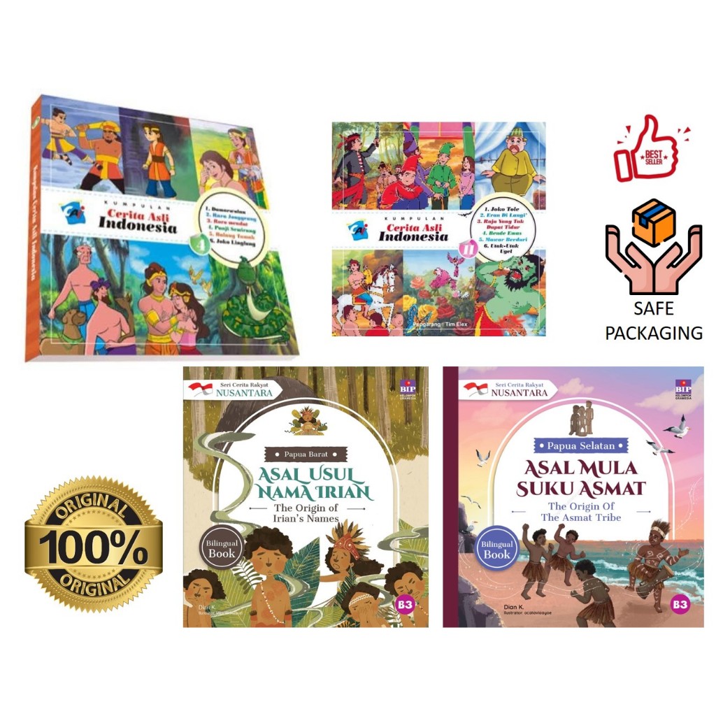 Dongeng Cerita Rakyat Nusantara Indonesia kisah literasi anak Cerita Asli