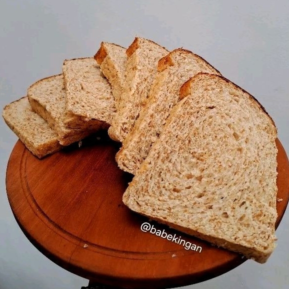

DEB Whole Wheat Milk Bread Sourdough. Roti Gandum (Hybrid)