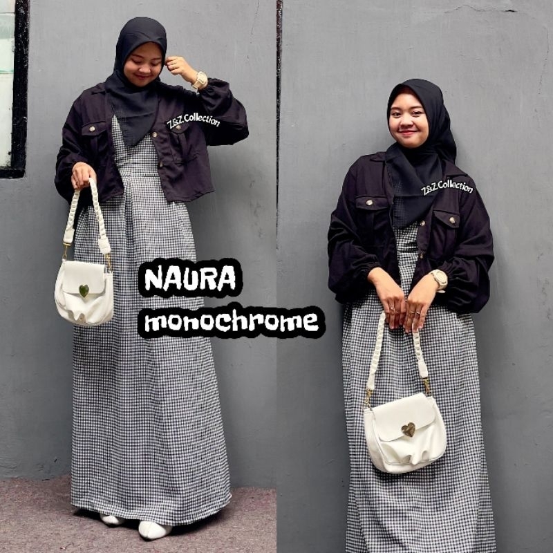 Naura Set (inner dress+Cardy)