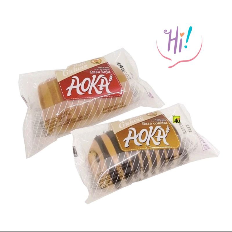 

AOKA ROTI GULUNG / 1 PCS @ 65 GRAM