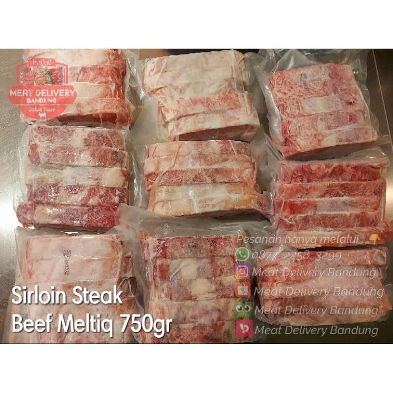 

Sirloin Steak Wagyu Beef Meltik 750gr Halal