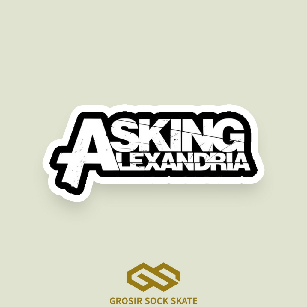 

Sticker ASKING ALEXANDRIA - STIKER MUSIK METAL / DEATHCORE / METALCORE / HYPECORE Air Bahan Vinyl