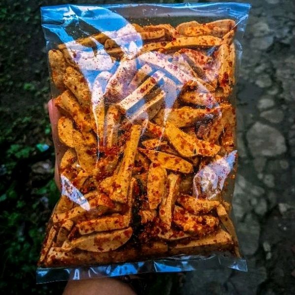 

Basreng Viral 250 Gram Basreng Sultan Bandung Pedas Daun Jerum