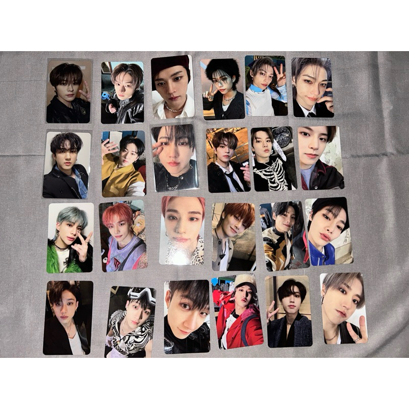 photocard album standar 5 star stray kids tteuk double side ds bangchan leeknow hyunjin changbin han