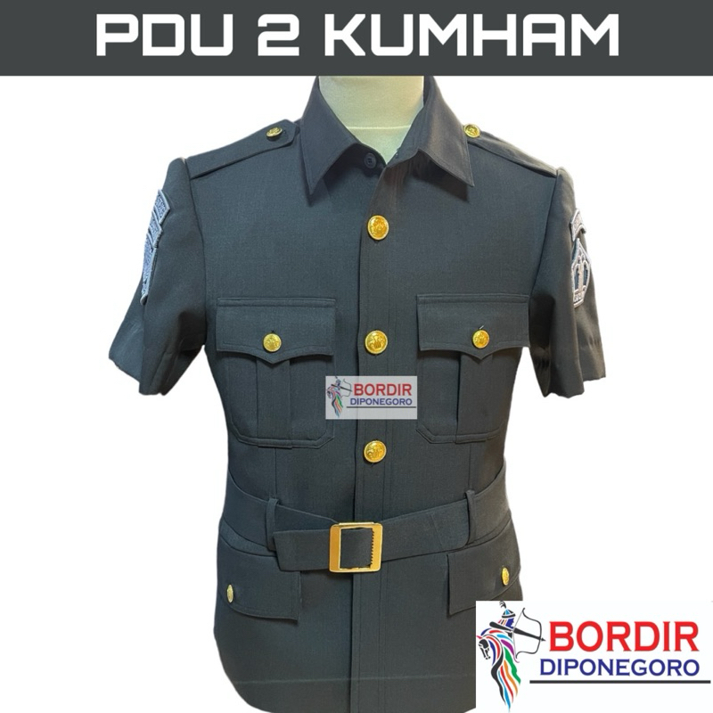 PDU 2 LAPAS KUMHAM ALLWORK LENGAN PENDEK | PDU PENDEK KEMENKUMHAM | PDU KEMENKUMHAM | PDU KUMHAM