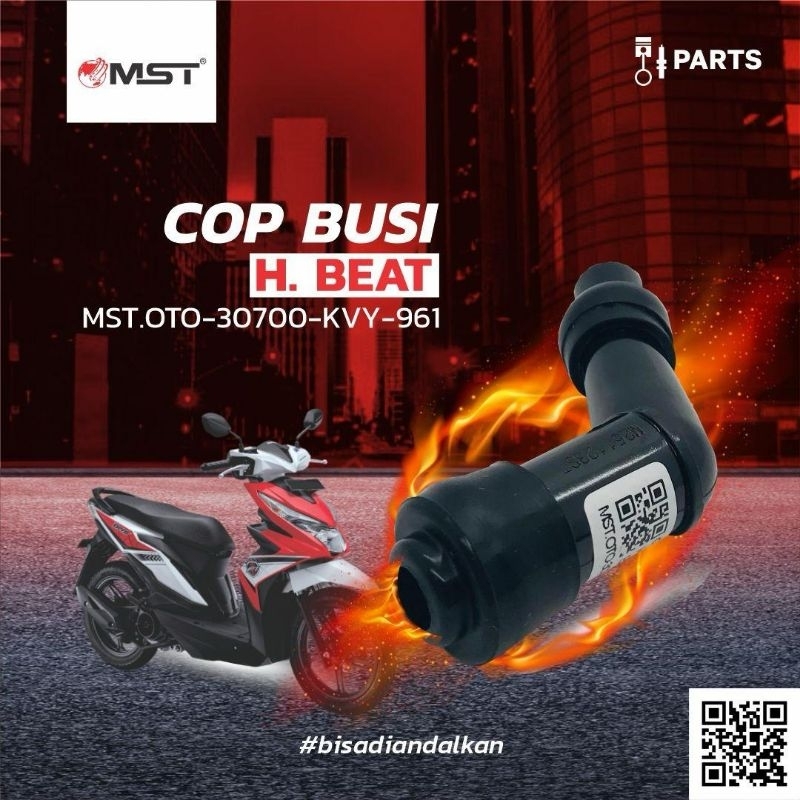 cop busi beat eco beat carbu scoopy donat cangklong busi L busi cop busi megapro merk MST OTOPARTS