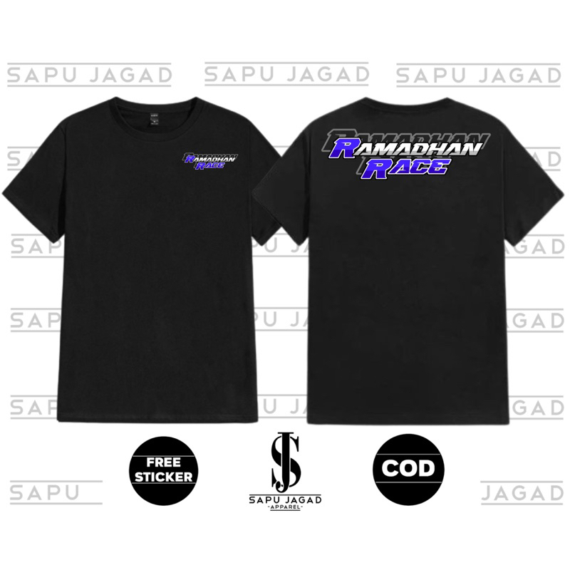 KAOS RAMADAN RACE Versi Hitam