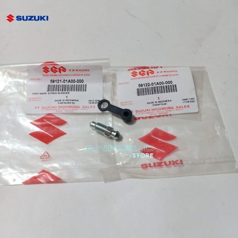 Bolt bleeder Baut nepel angin Kaliper baut setelan angin minyak rem ALL SUZUKI ORIGINAL SGP