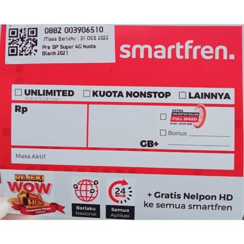 Smartfren 12 Digit Bekasan | Bukan Fresh