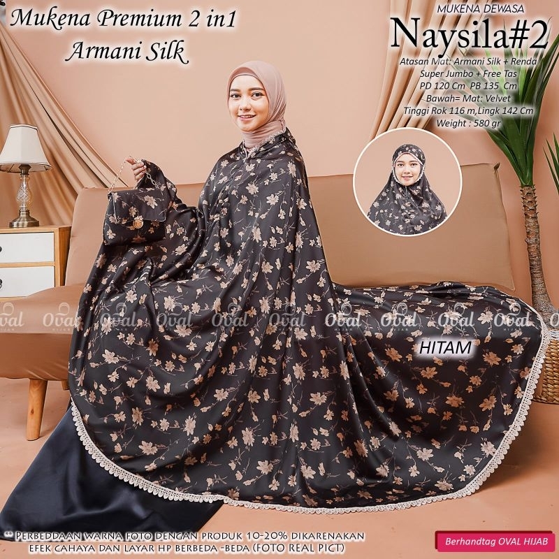 mukena armani silk terbaru mukena dewasa bahan silk nayshila