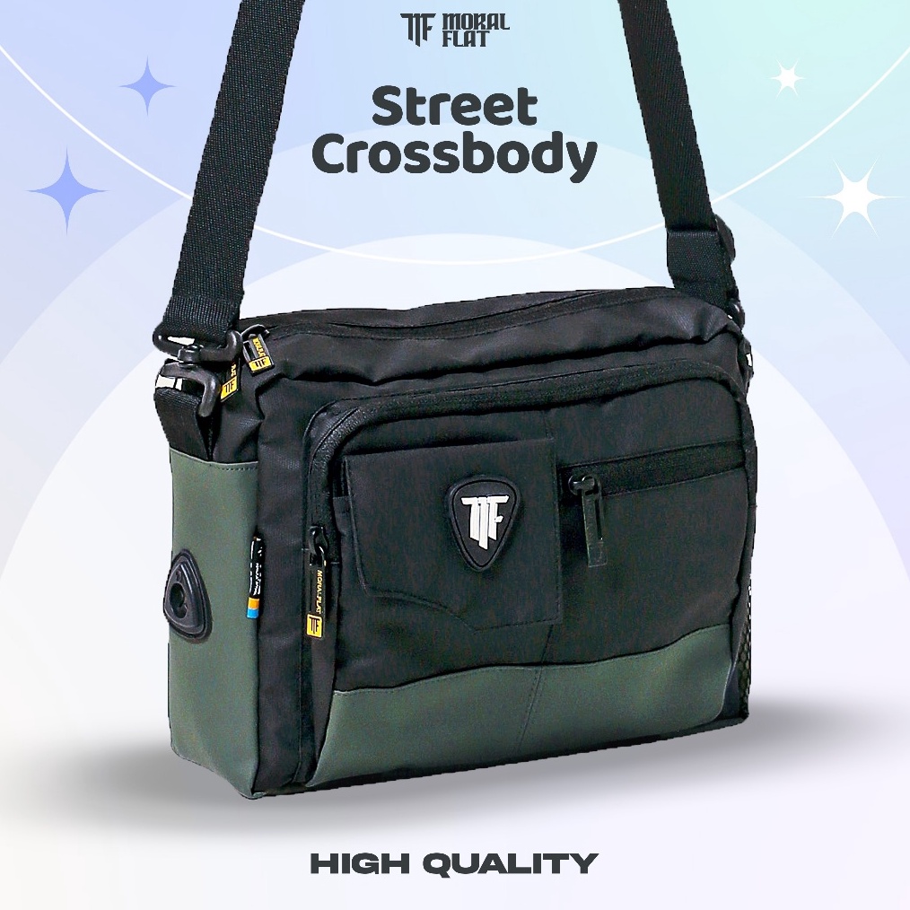 Import Terbaik Moral Flat OfficialTas Selempang CasualShoulder Bag