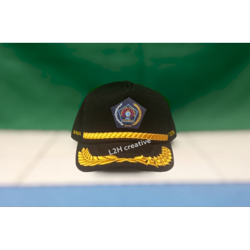 topi PWI free bordir nama