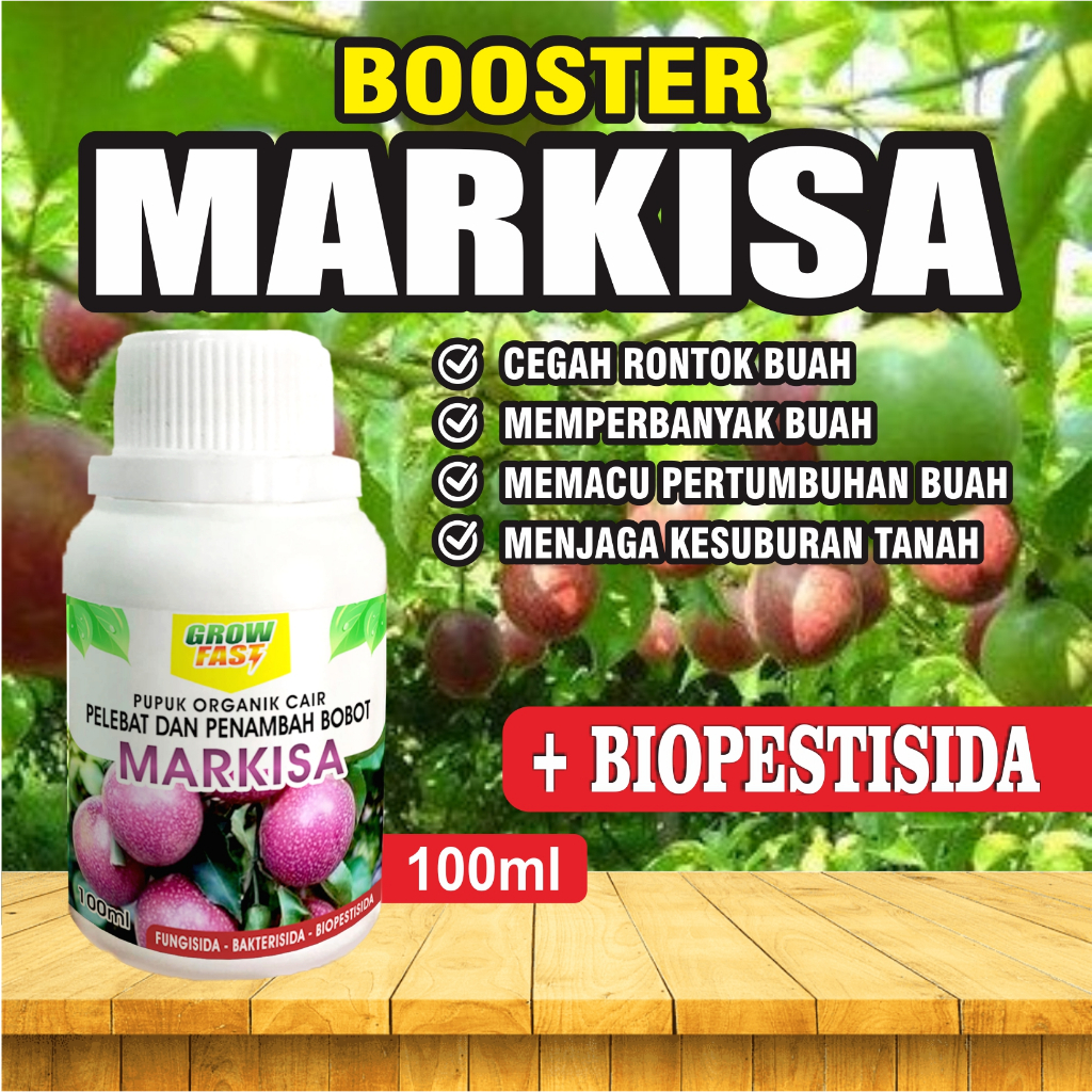 Pupuk Booster Markisa 100ml pupuk organik pelebat markisa pupuk pemacu pertumbuhan dan pembuahan
